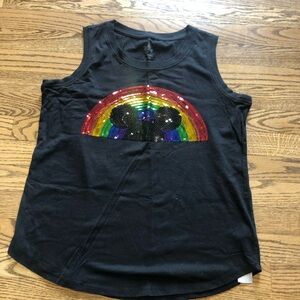 Disney Rainbow Tank Sequin Rainbow Mouse Ears Pride 2020